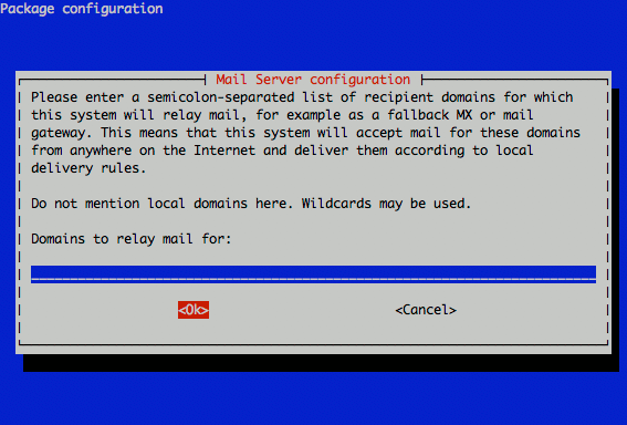 Exim4 relay domains configuration on Debian 5 (Lenny). Exim4 relay domains configuration on Debian 5 (Lenny).